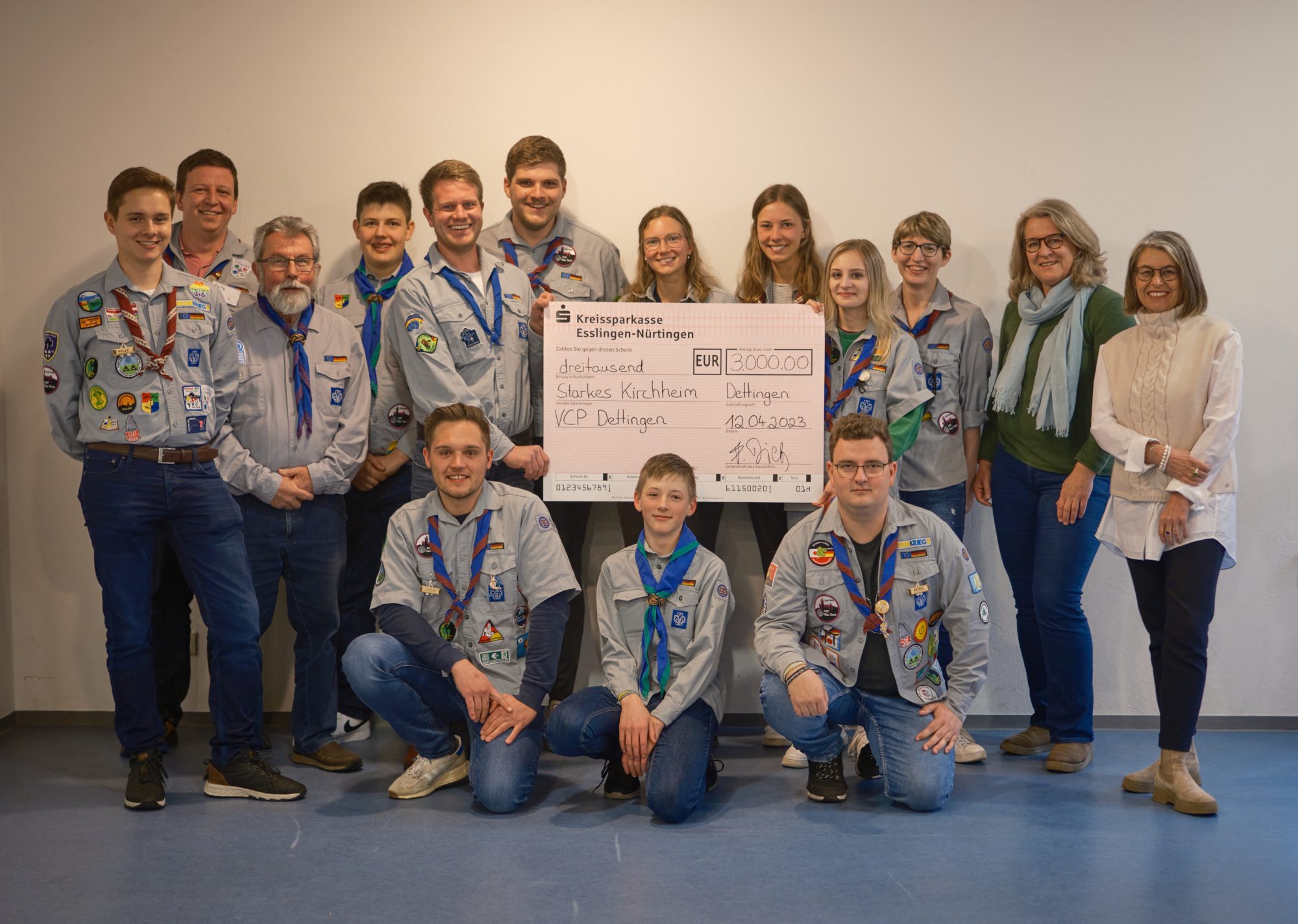 Spendenübergabe der Christbaumsammlung 2023