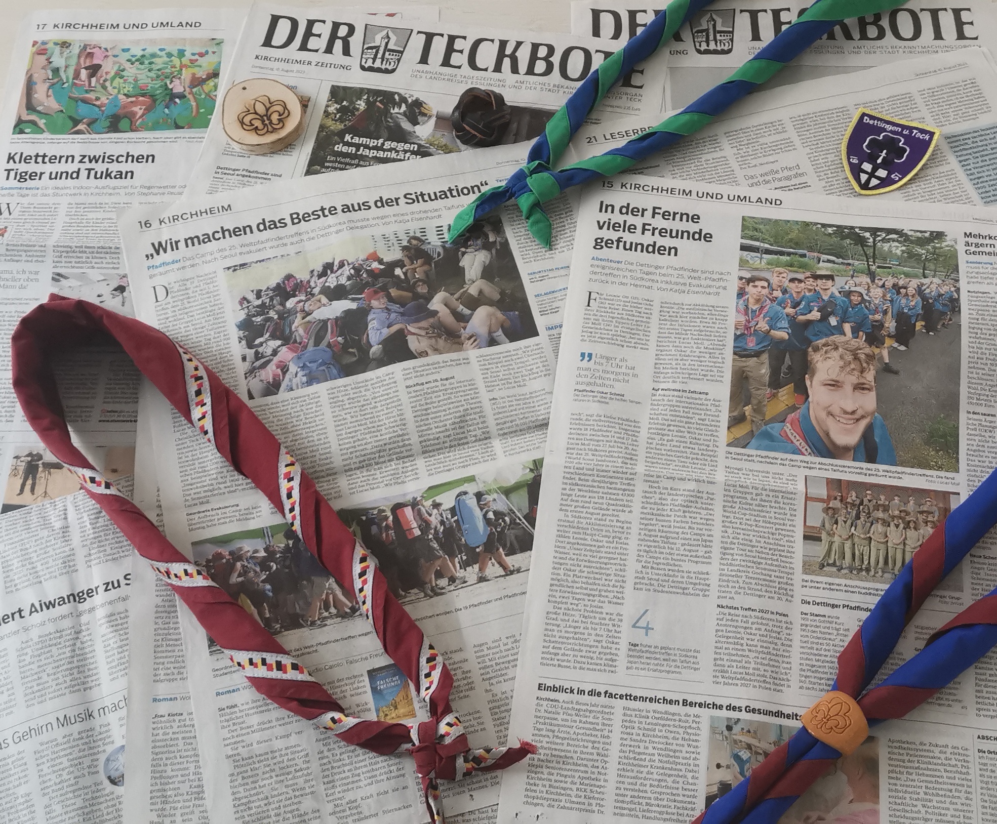 Berichterstattung über unsere Jamboreefahrer*innen