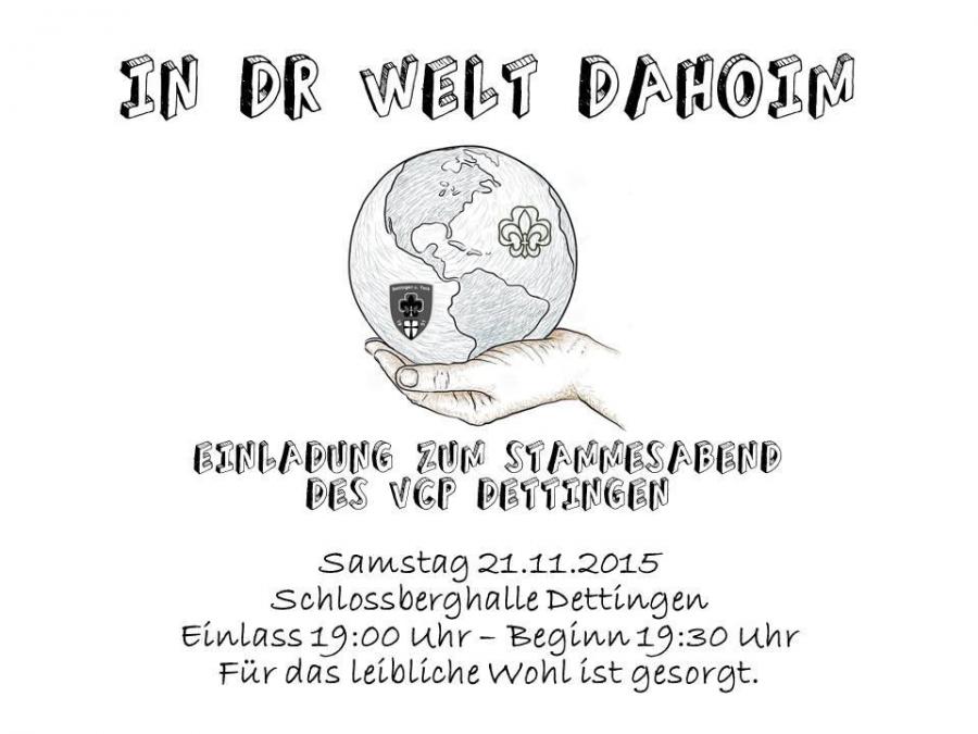 Einladung zum Stammesabend 2015