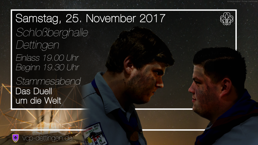 Herzliche Einladung zum Stammesabend 2017